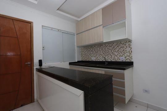 Cozinha de kitnet/studio à venda com 1 quarto, 32m² em Vila Divina Pastora, São Paulo