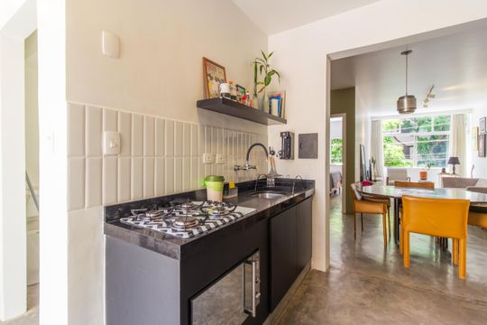 Cozinha de apartamento à venda com 1 quarto, 60m² em Jardim Paulista, São Paulo