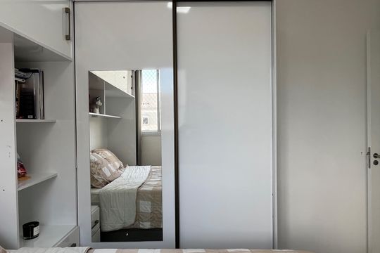 Quarto 1 de apartamento para alugar com 2 quartos, 55m² em Castelo, Santos