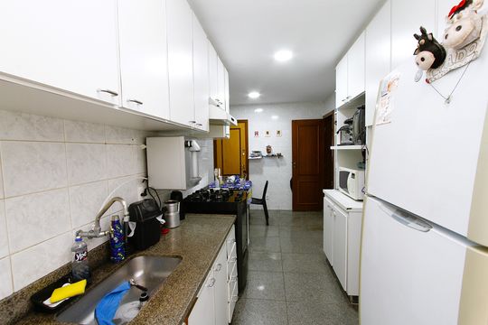 Cozinha de apartamento à venda com 4 quartos, 269m² em Alto Caiçaras, Belo Horizonte