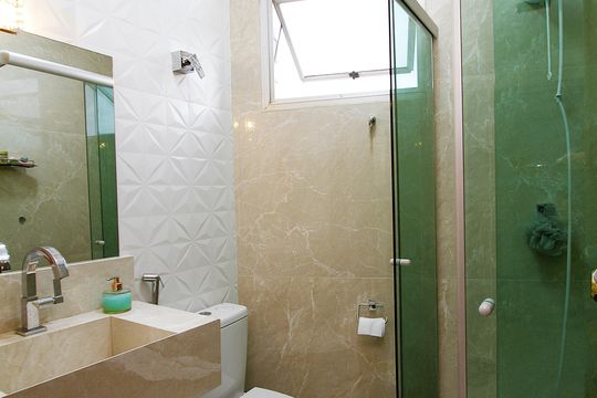 Banheiro Social de apartamento à venda com 4 quartos, 269m² em Alto Caiçaras, Belo Horizonte