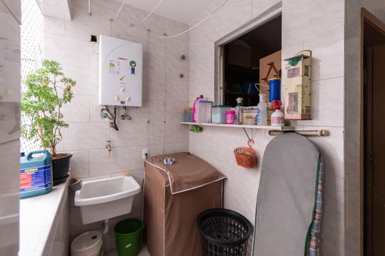 Área de Serviço de apartamento à venda com 3 quartos, 107m² em Praça da Bandeira, Rio de Janeiro