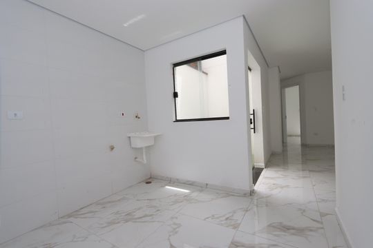 Cozinha de apartamento à venda com 2 quartos, 45m² em Jardim Adutora, São Paulo