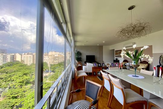 Sala de apartamento à venda com 4 quartos, 188m² em Ipanema, Rio de Janeiro