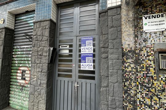 Fachada/Placa de apartamento à venda com 2 quartos, 60m² em Santana, São Paulo