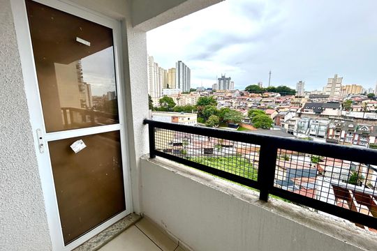 Varanda da Sala de apartamento à venda com 2 quartos, 56m² em Vila Rosalia, Guarulhos