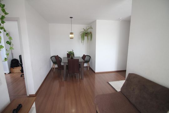 Sala de apartamento à venda com 2 quartos, 53m² em Jardim Riacho das Pedras, Contagem