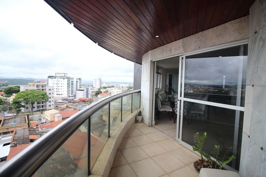Varanda Sala  de apartamento à venda com 4 quartos, 270m² em Novo Eldorado, Contagem