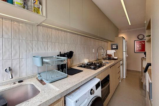 Área de Serviço de apartamento à venda com 4 quartos, 138m² em Brooklin, São Paulo