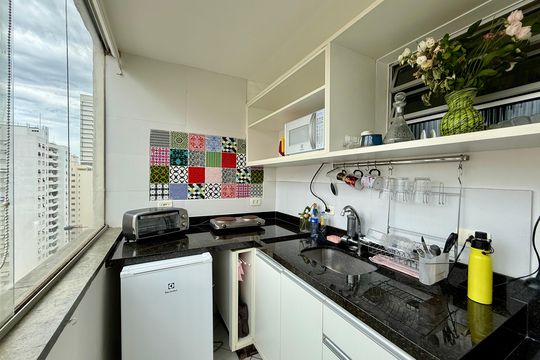 Sacada Suíte 2 de apartamento à venda com 4 quartos, 138m² em Brooklin, São Paulo