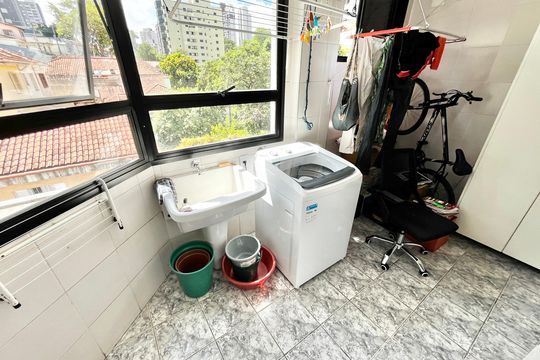 Cozinha de apartamento à venda com 3 quartos, 115m² em Chora Menino, São Paulo