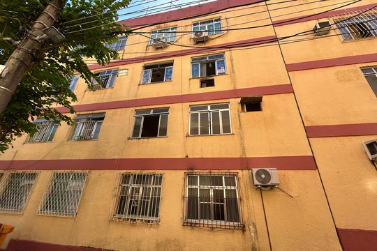 Fachada do bloco de apartamento à venda com 2 quartos, 60m² em Lins de Vasconcelos, Rio de Janeiro