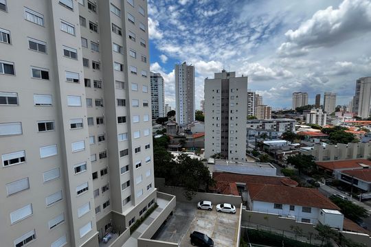 Varanda da Sala Vista de apartamento à venda com 3 quartos, 76m² em Santa Terezinha, São Paulo