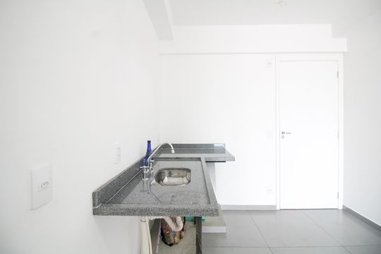 Cozinha de kitnet/studio à venda com 1 quarto, 29m² em Brás, São Paulo