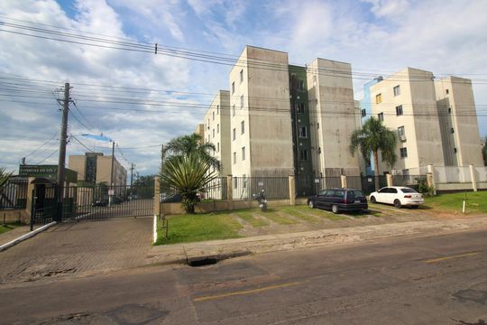 Fachada do condomínio de apartamento para alugar com 2 quartos, 39m² em Restinga, Porto Alegre