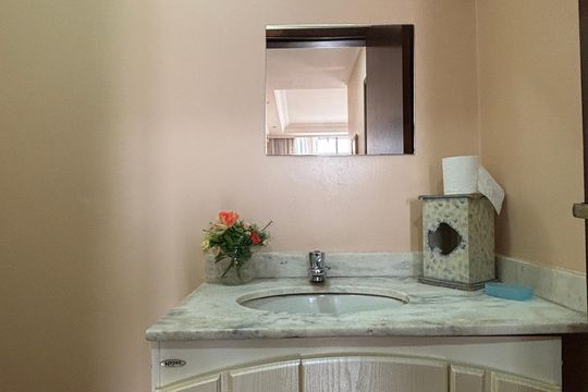 Lavabo de apartamento à venda com 3 quartos, 144m² em Vila Assunção, Santo André