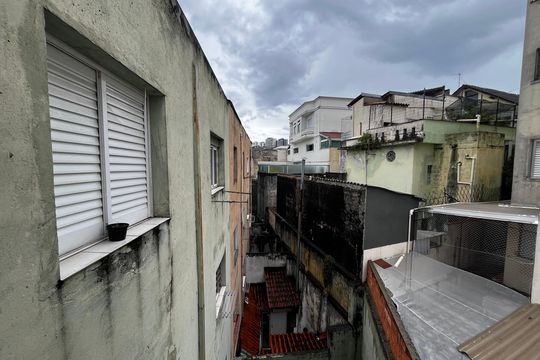 Quarto Vista de apartamento à venda com 1 quarto, 45m² em Santana, São Paulo