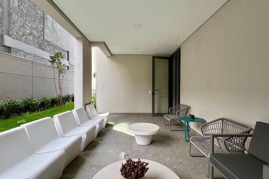 Área comum de kitnet/studio à venda com 1 quarto, 43m² em Pinheiros, São Paulo
