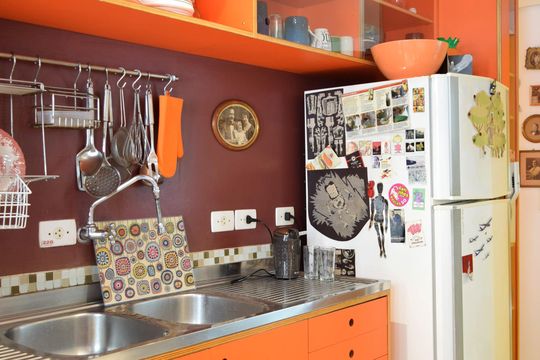 Cozinha de apartamento para alugar com 2 quartos, 59m² em Perdizes, São Paulo