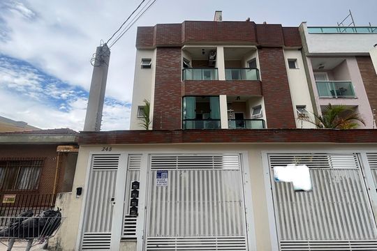 Fachada de apartamento à venda com 3 quartos, 162m² em Jardim Santo Antônio, Santo André