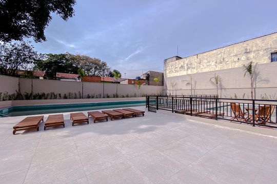 Área comum - Piscina de apartamento à venda com 2 quartos, 37m² em Canindé, São Paulo