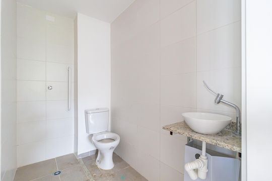 Banheiro de apartamento para alugar com 1 quarto, 35m² em Belenzinho, São Paulo