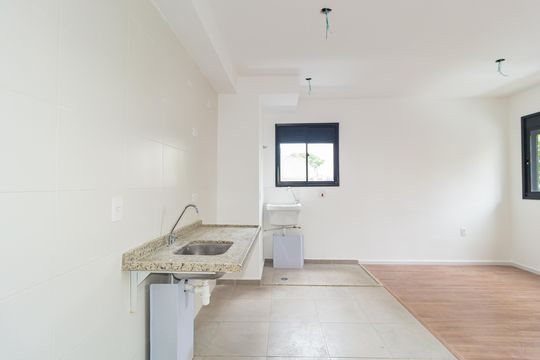 Cozinha de apartamento para alugar com 1 quarto, 35m² em Belenzinho, São Paulo