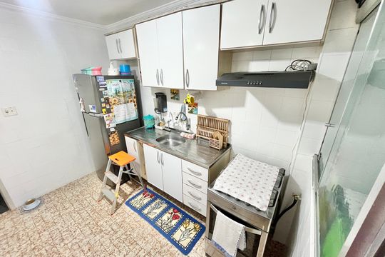 Cozinha de apartamento à venda com 2 quartos, 60m² em Parada Inglesa, São Paulo