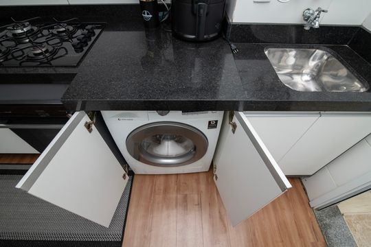 Área de Serviço de apartamento para alugar com 2 quartos, 56m² em Jardim Rosolem, Hortolândia