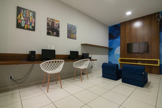 Área Comum - Espaço Web de apartamento para alugar com 2 quartos, 56m² em Jardim Rosolem, Hortolândia