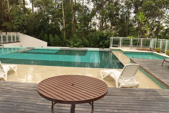Área comum - Piscina de apartamento para alugar com 3 quartos, 136m² em Alphaville Empresarial, Barueri