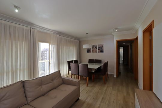 Sala de apartamento à venda com 3 quartos, 122m² em Jardim, Santo André