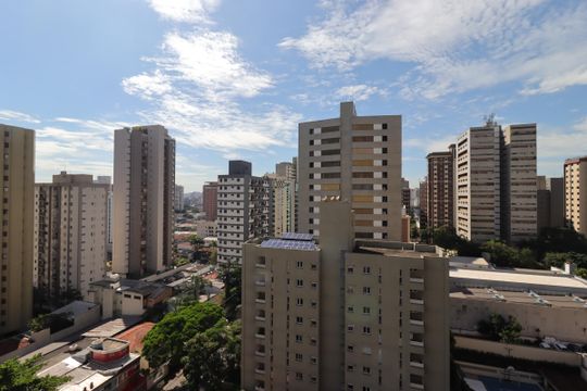 Vista da Suíte 1 de apartamento à venda com 3 quartos, 122m² em Jardim, Santo André