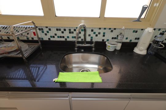Cozinha - Pia de apartamento à venda com 3 quartos, 122m² em Jardim, Santo André