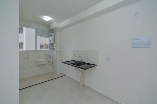 Cozinha de apartamento para alugar com 2 quartos, 35m² em Usina Piratininga, São Paulo