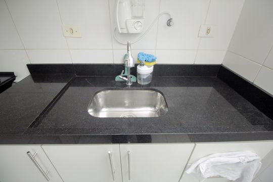 Cozinha de apartamento à venda com 3 quartos, 57m² em Utinga, Santo André