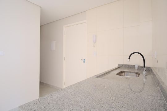 Cozinha de apartamento à venda com 2 quartos, 38m² em Tatuapé, São Paulo