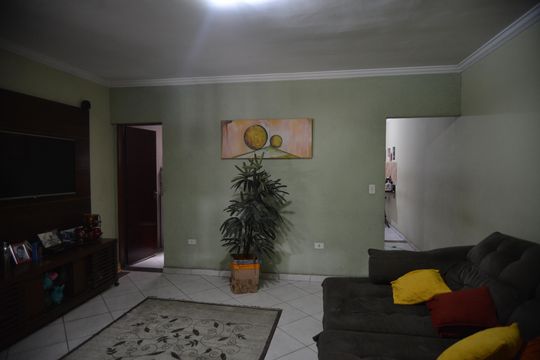 Sala de casa à venda com 3 quartos, 127m² em Vila Curuçá, Santo André
