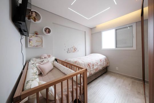 Quarto 1 de apartamento à venda com 2 quartos, 55m² em Burgo Paulista, São Paulo