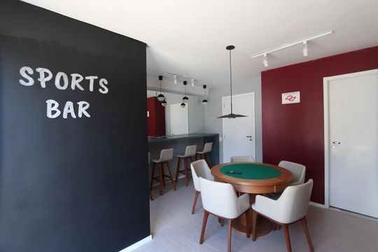 Área comum - Sports Bar de apartamento para alugar com 2 quartos, 35m² em Jardim Adutora, São Paulo