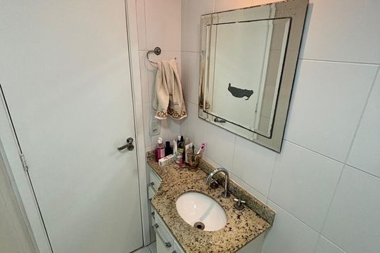 Banheiro de apartamento à venda com 3 quartos, 84m² em Jardim Sao Caetano, São Caetano do Sul