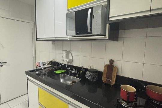 Cozinha de apartamento à venda com 3 quartos, 84m² em Jardim Sao Caetano, São Caetano do Sul