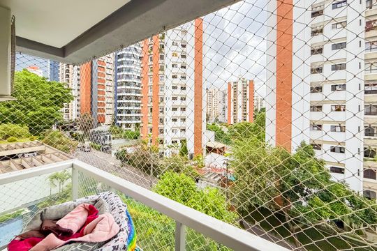 Varanda da Suíte de apartamento à venda com 3 quartos, 120m² em Vila Mariana, São Paulo