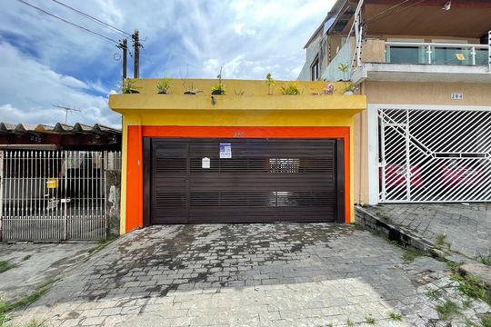 Fachada+Placa  de casa à venda com 4 quartos, 350m² em Engenheiro Goulart, São Paulo