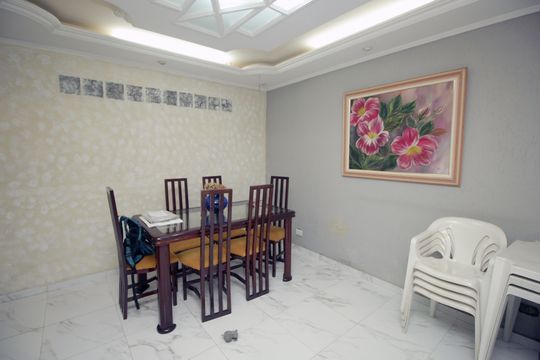 Sala de Jantar de casa à venda com 3 quartos, 180m² em Cidade São Jorge, Santo André