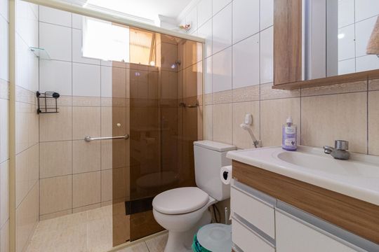 Banheiro de apartamento à venda com 3 quartos, 106m² em Cidade São Francisco, Osasco