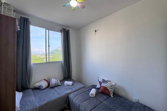 Quarto 2 de apartamento para alugar com 2 quartos, 56m² em Barra Olímpica, Rio de Janeiro