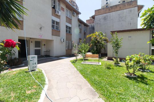 Área comum de apartamento à venda com 3 quartos, 90m² em Cristal, Porto Alegre