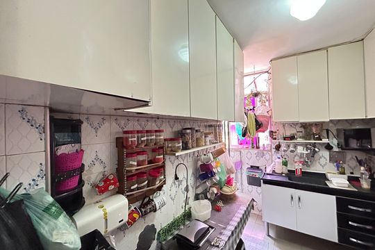 Cozinha de apartamento à venda com 3 quartos, 90m² em Lins de Vasconcelos, Rio de Janeiro