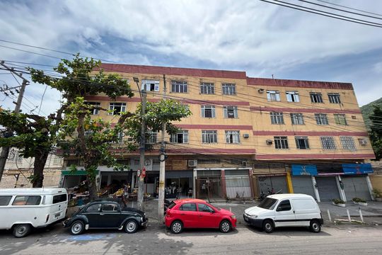 Fachada de apartamento à venda com 3 quartos, 90m² em Lins de Vasconcelos, Rio de Janeiro